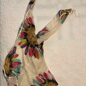 Sunflower wrap coverup